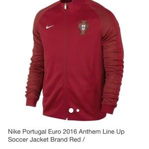 Nike Portugal 2016 Anthem Line up Soccer Jacket